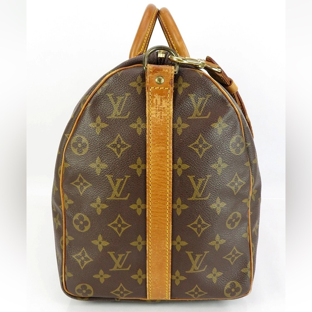 Louis Vuitton Brown and Tan Monogram Duffel Bag - Picture 4 of 16